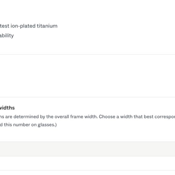 Warby Parker Ezra Silver Titanium Frames - Picture 7 of 8